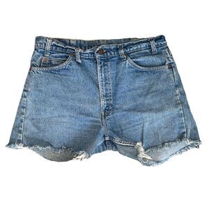 Vintage Levi’s Shorts Orange Tab Cutoff Shorts Size Unknown See Measurements